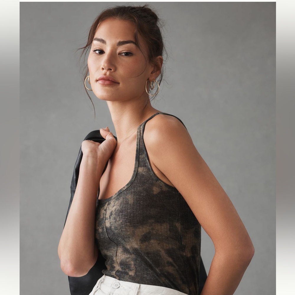 Pilcro Square Neck Tank